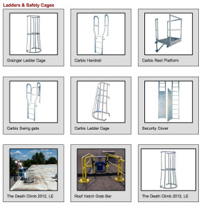 Smokestack Ladders - Safety Cages and Saf-T-Climb Repairs