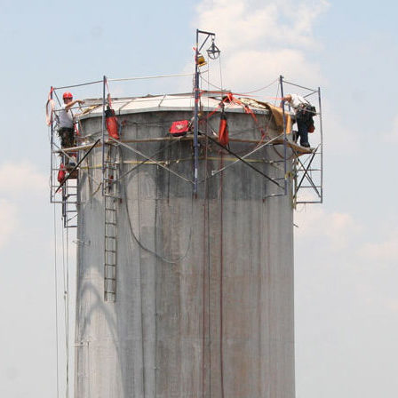 Concrete Industrial Chimney Repair in Los Angeles