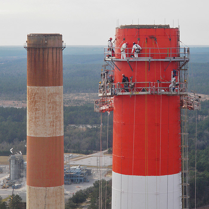 Industrial Chimney Painting
