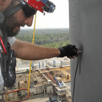 Industrial chimney inspections