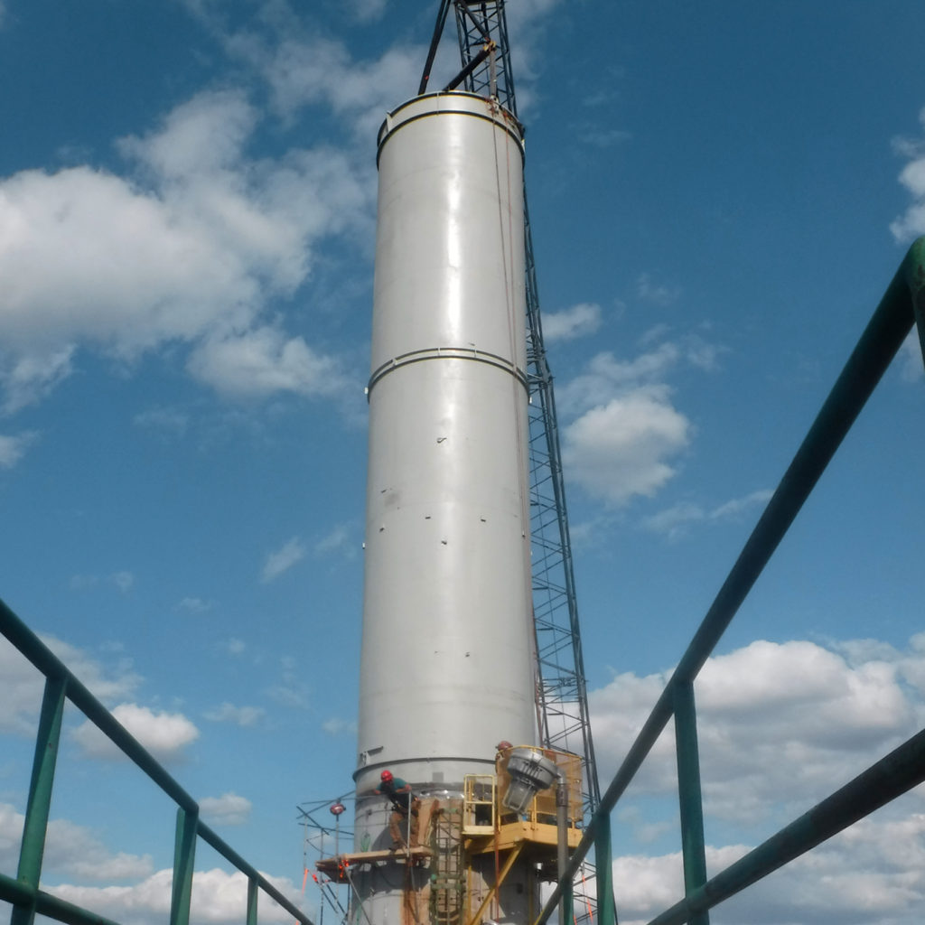 Steel Stack Extension And Renovation Power Generation