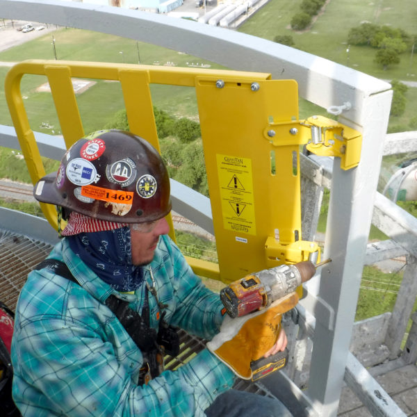 OSHA safety standard handrail system install