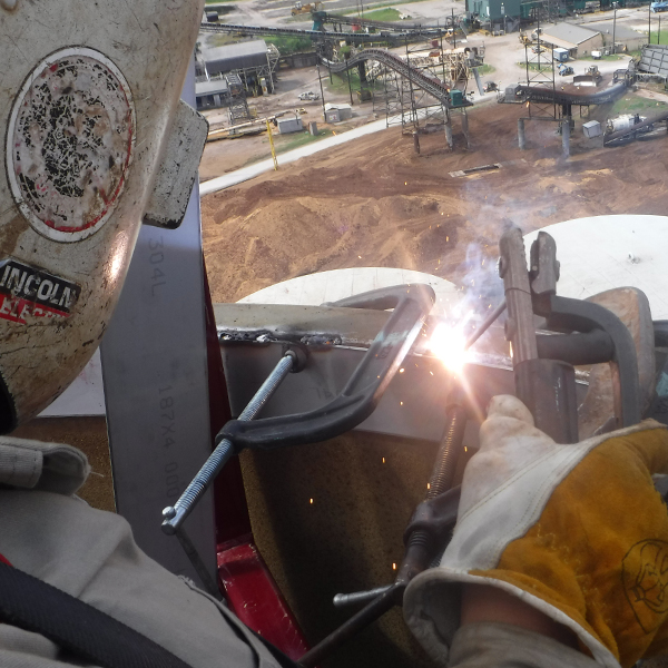silo welding repair
