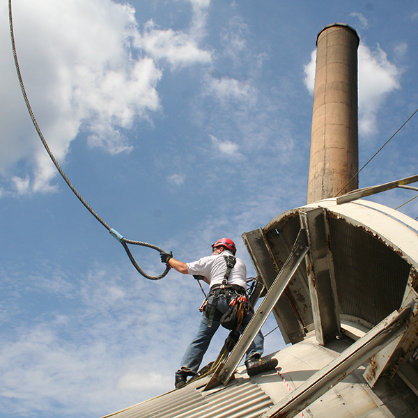 industrial chimney rigging