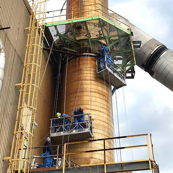 biomass boiler stack repair