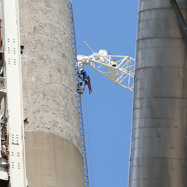 industrial chimney repairs OSHA safe