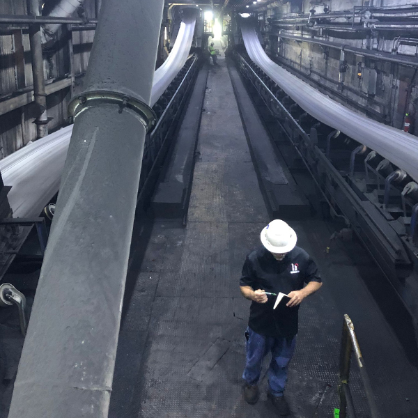 Conveyor belt repair and maintenance