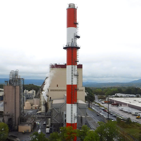 Chimney coating complete